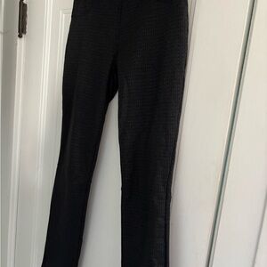 Max Studio Black Textured Skinny Pants
